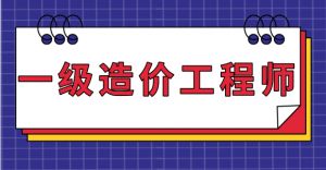 一級(jí)造價(jià)工程師 一級(jí)造價(jià)工程師